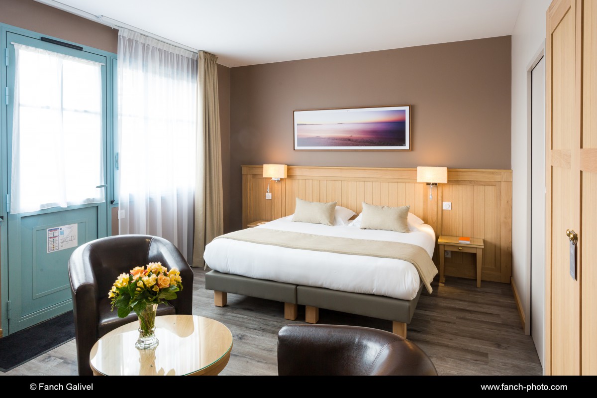 Chambre _ Hôtel le Tumulus à Carnac