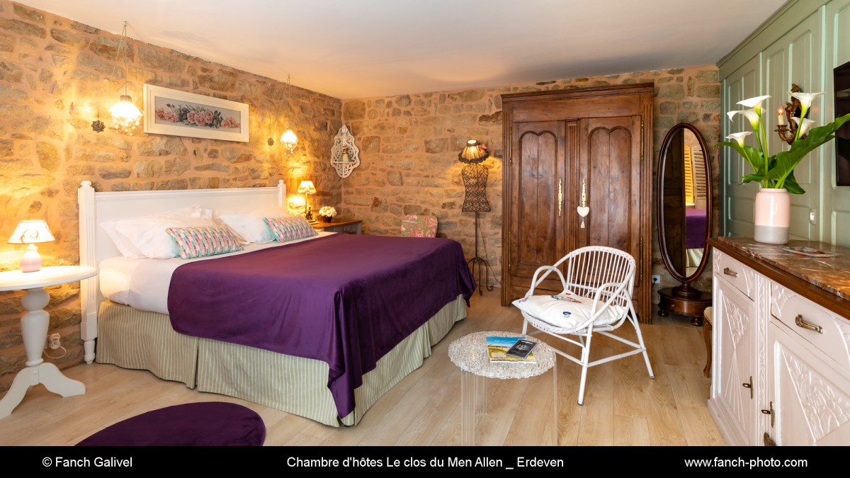 CHAMBRE DE LEA. Chambre d'hôtes  Le clos du Mèn-Allèn - Morbihan