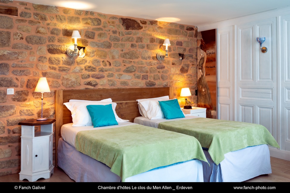 CHAMBRE DUNE. Chambre d'hôtes  Le clos du Mèn-Allèn - Morbihan