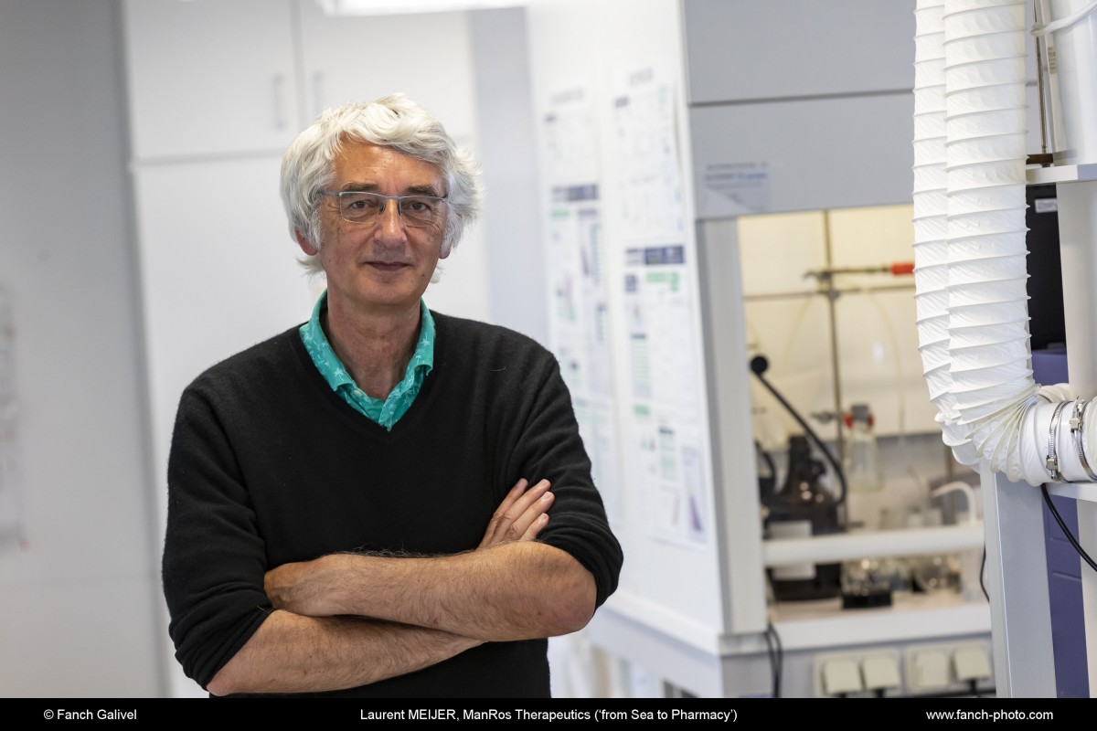 Mr Laurent Meijer, fondateur de ManRos Therapeutics à Roscoff