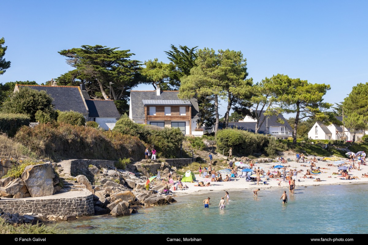 Plage de Ty Bihan à Carnac