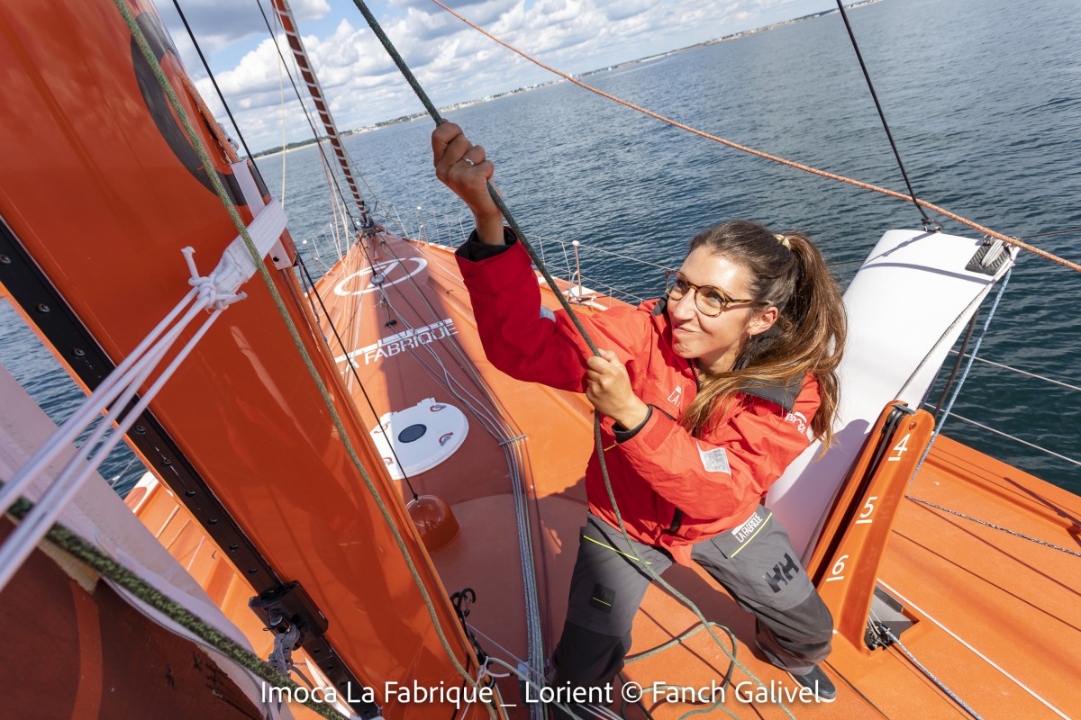 Navigation à bord de l'IMOCA " La Fabrique" skippé par Alan Roura. Lorient
