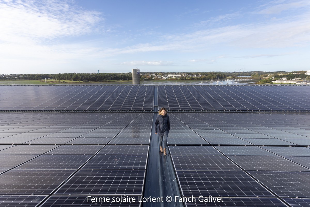 ferme solaire sur le toit du K2_LORIENT