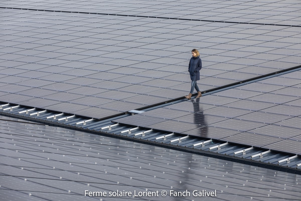 ferme solaire sur le toit du K2_LORIENT
