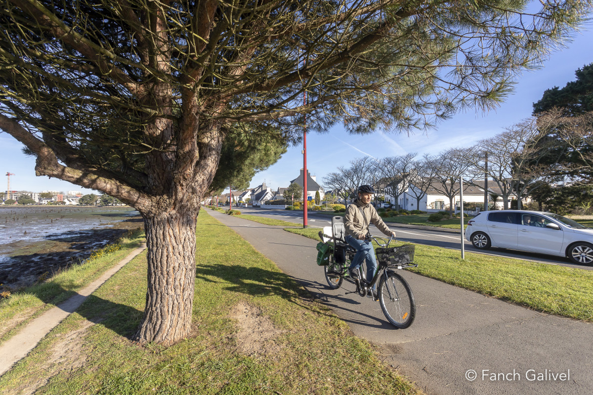 Trajet domicile-travail à vélo _ Lanester