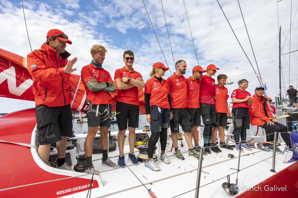 Etape de The Ocean Race Europe, course nautique à Lorient La Base
