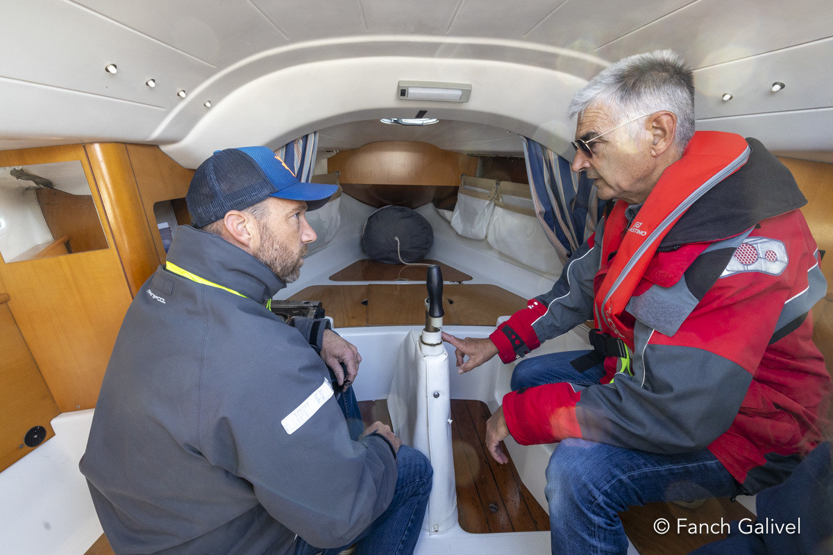 Le port de Kernevel à Lorient. Service de location de bateaux " Breizh Boat Club".