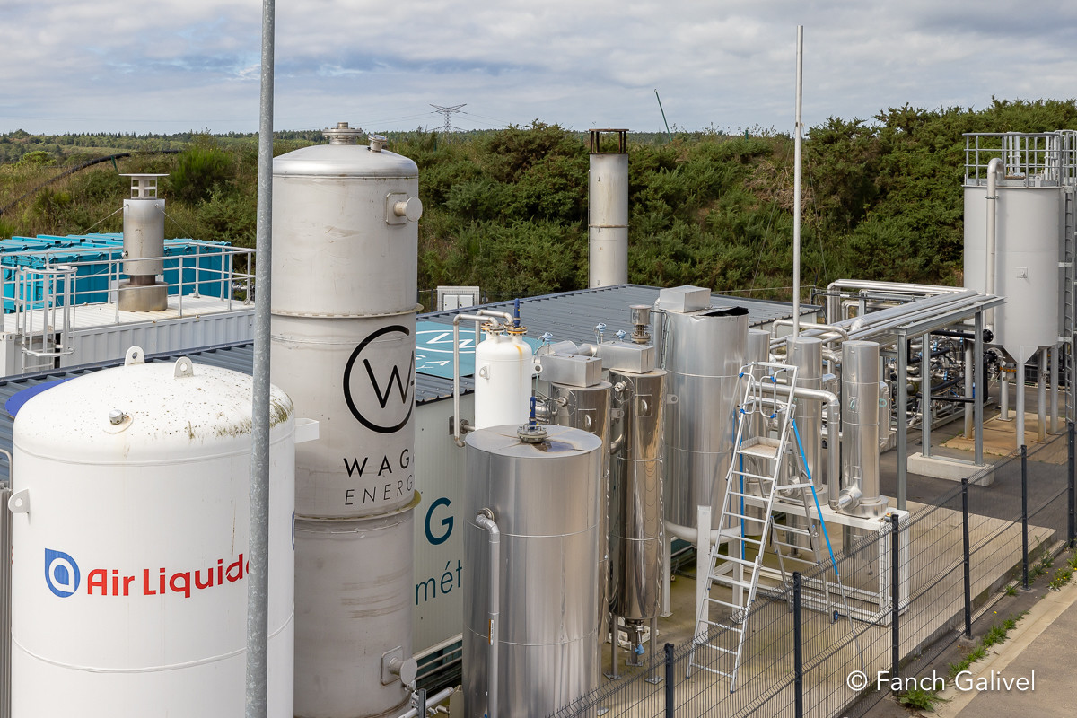 Waga Energy, fabrication de Biométhane. Inzinzac-Lochrist