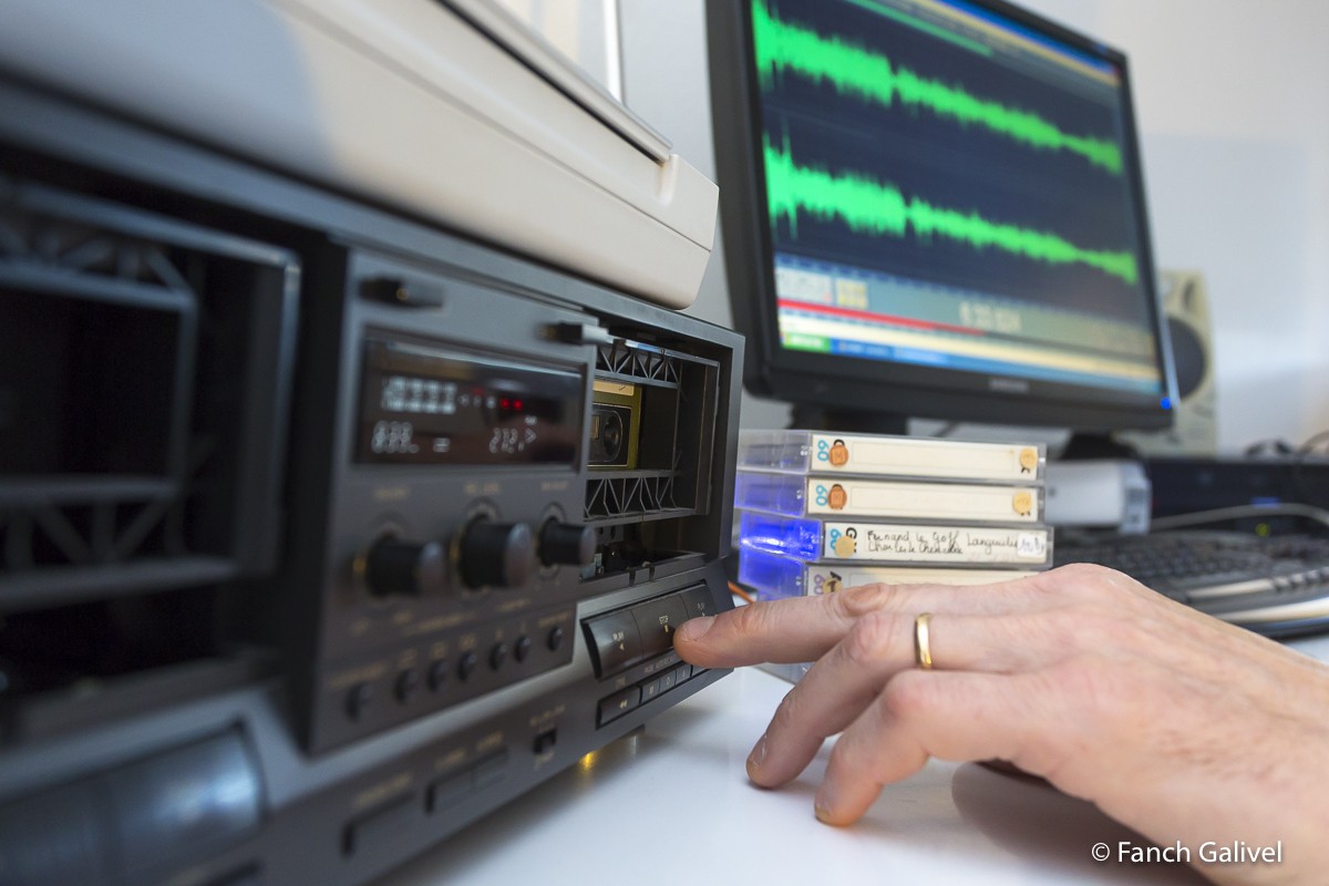 Archivage audio. Archives départementales du Morbihan
