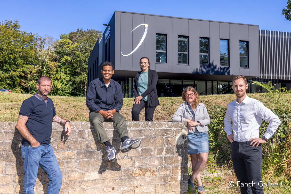 ​Photo d'Equipe de la mission PAE de Lorient Agglomération (Parcs d'activité économiques) à Ploemeur