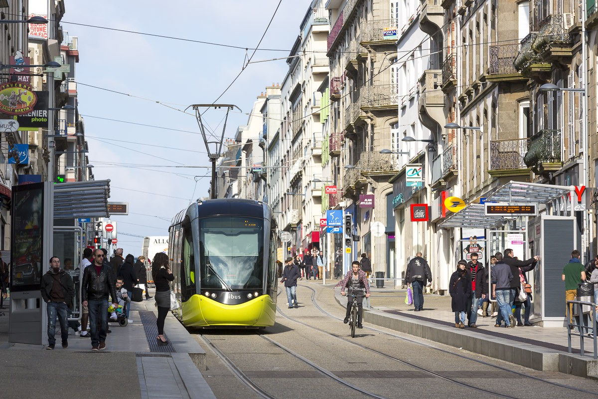 Rue Jean Jaures à Brest