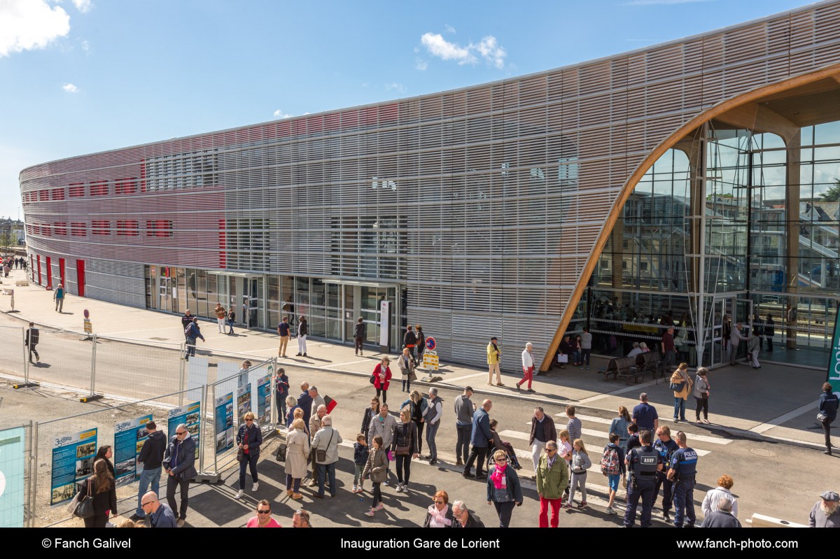 Inauguration de la gare de Lorient le 20 Mai 2017