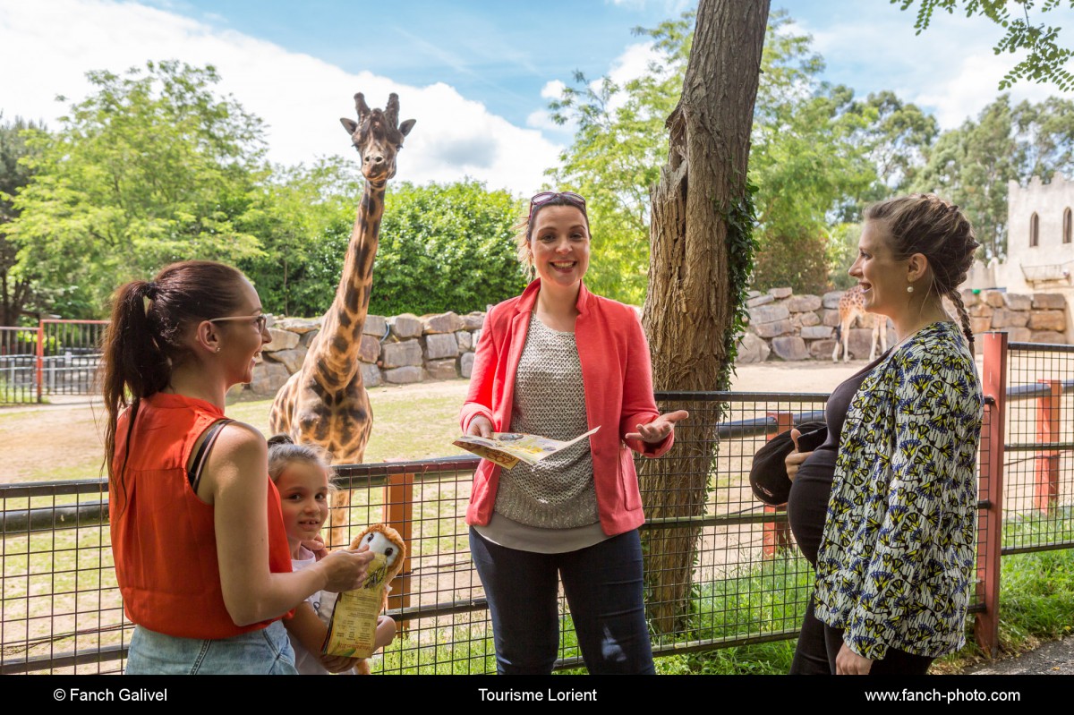 Clémence Guillemot, zoo de Pont-Scorff
