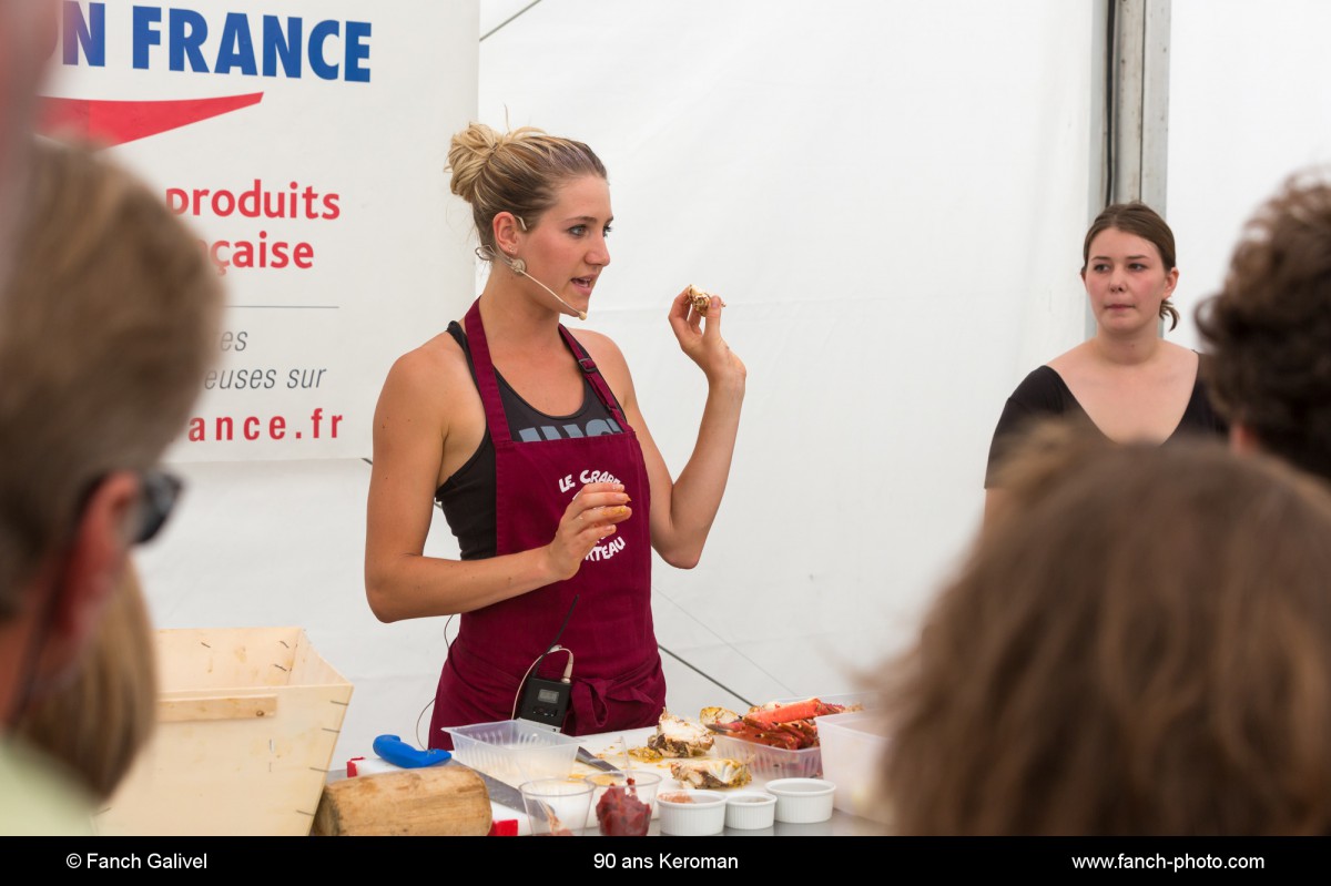 90 ans de Keroman _ cours de cuisine avec " le crabe marteau "