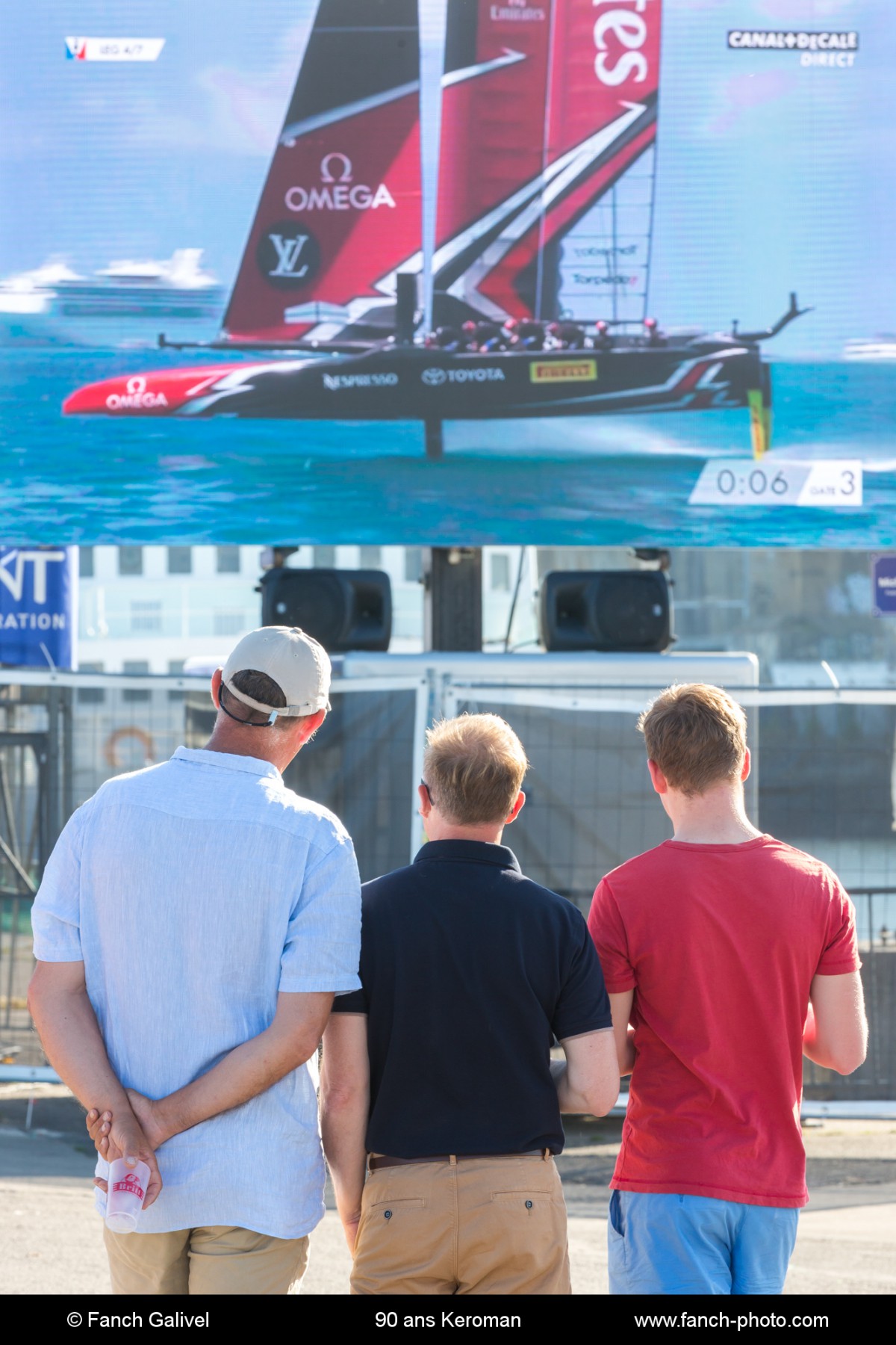 90 ans de Keroman_Diffusion en direct des régates de la Coupe de l’America Louis Vuitton America’s Cup Finale Match – Courses 1 & 2