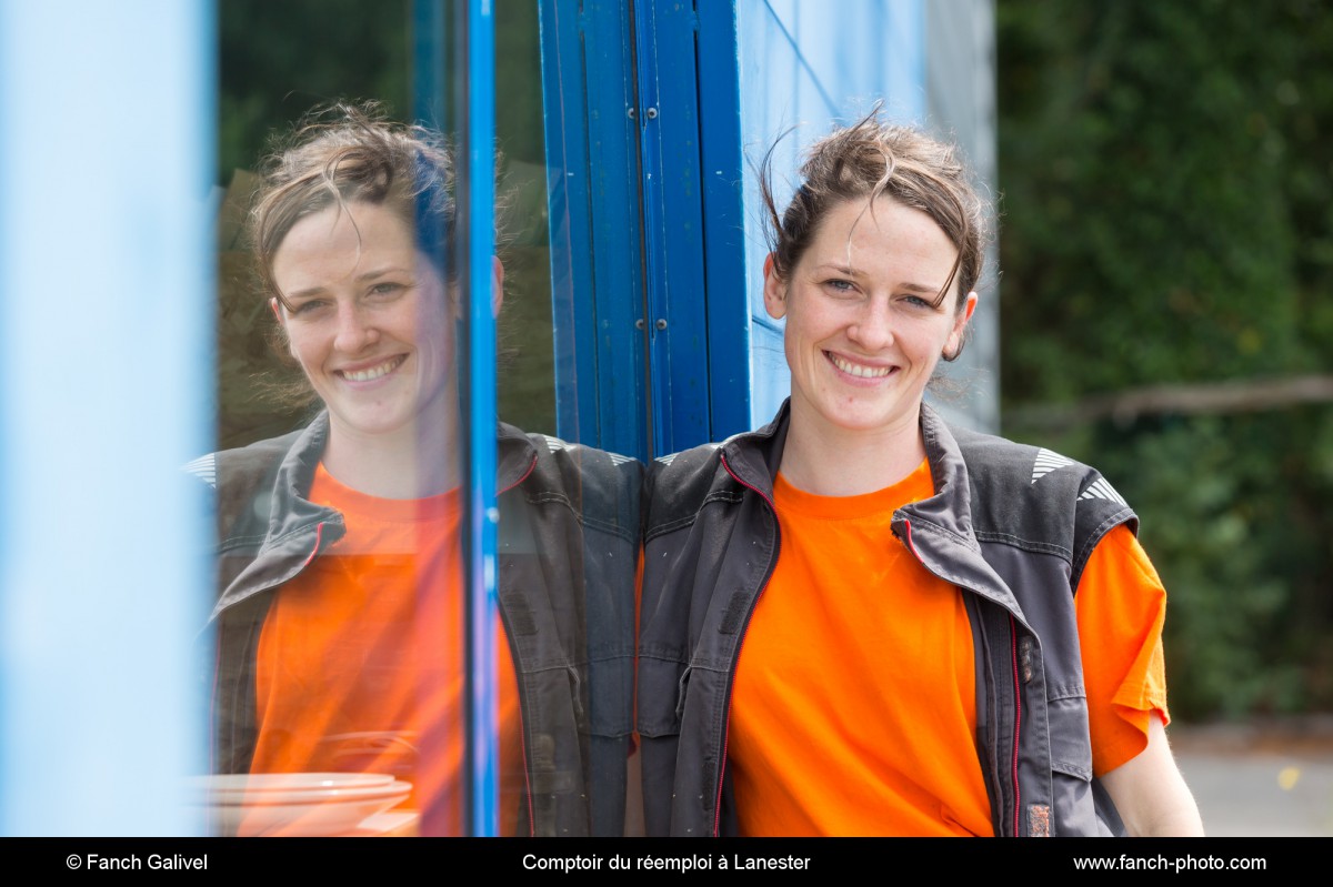 Léna Le Pen _ Comptoir du réemploi à Lanester