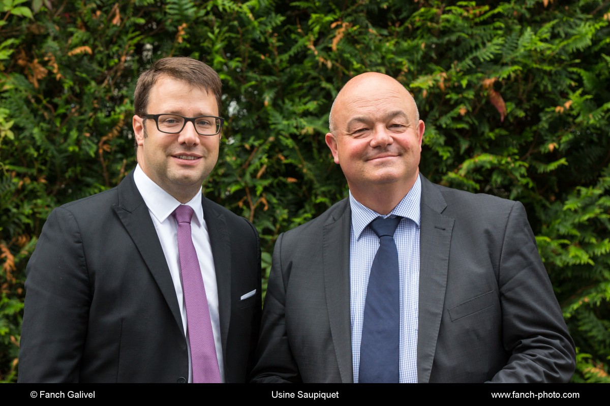 Ludovic Jolivet, maire de Quimper et Loïg Chesnais-Girard, président de la Région Bretagne.