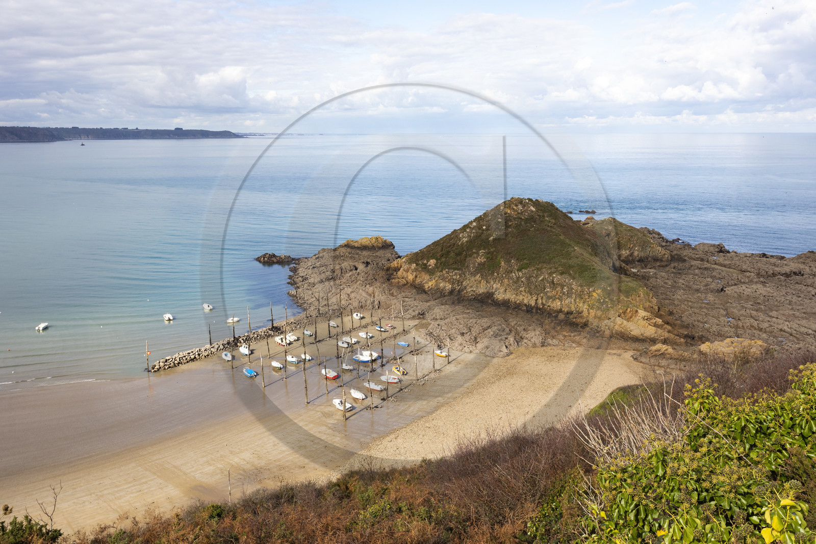 Le port de Gwin Zégal à Plouha