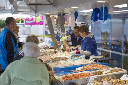 The market of Ploemeur