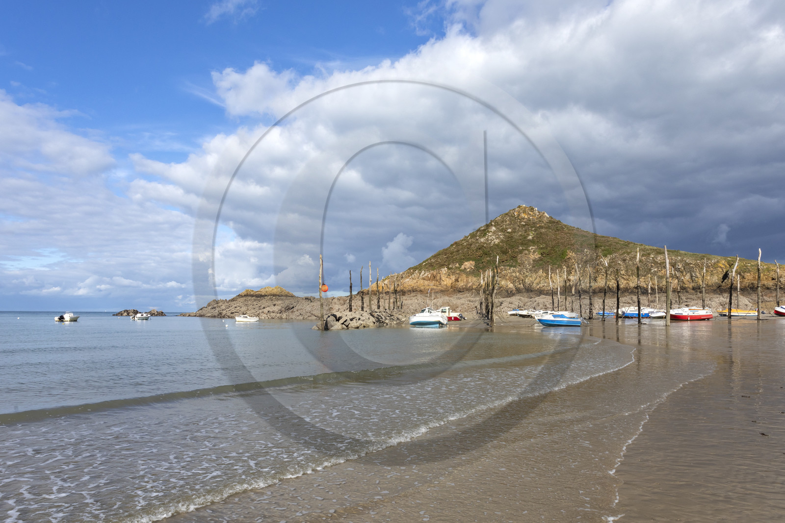 Le port de Gwin Zégal à Plouha