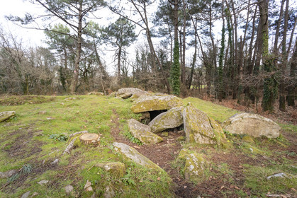 Le dolmen de Mané-Ven-Guen ou Toulvern situé à Baden