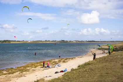 Kite-surf sur la petite mer de Gâvres