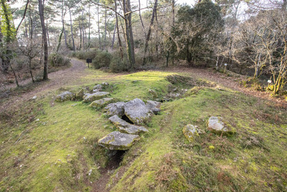 Le dolmen de Mané-Ven-Guen ou Toulvern situé à Baden