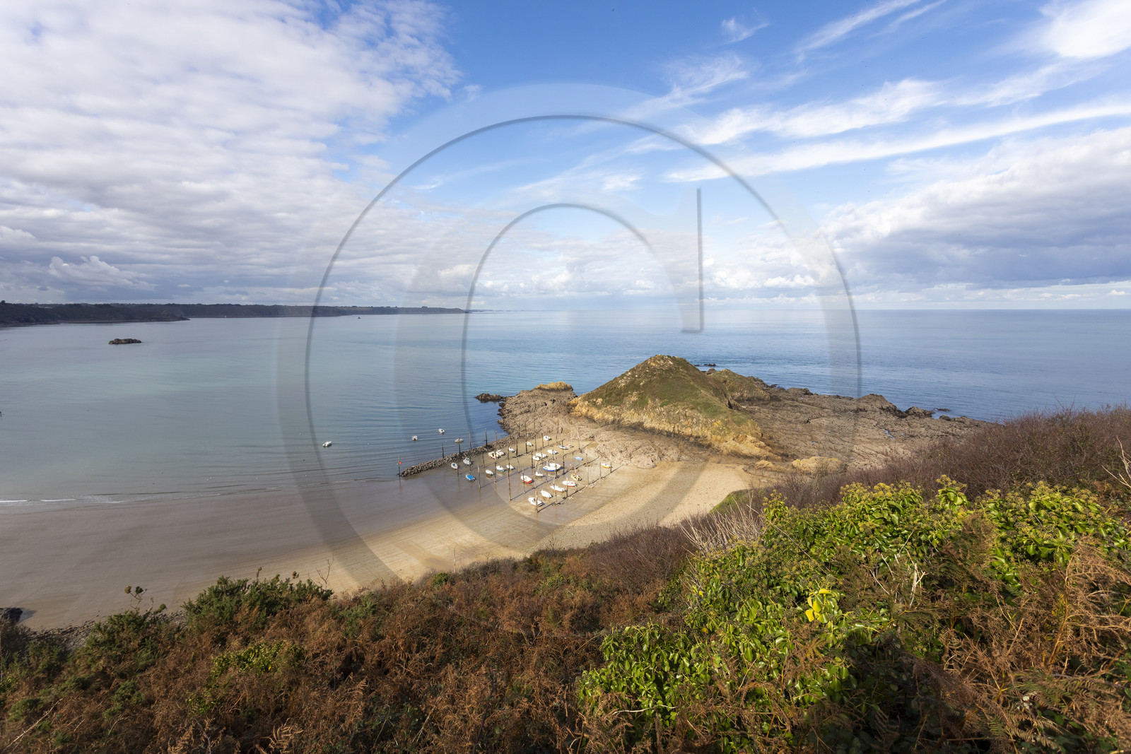 Le port de Gwin Zégal à Plouha