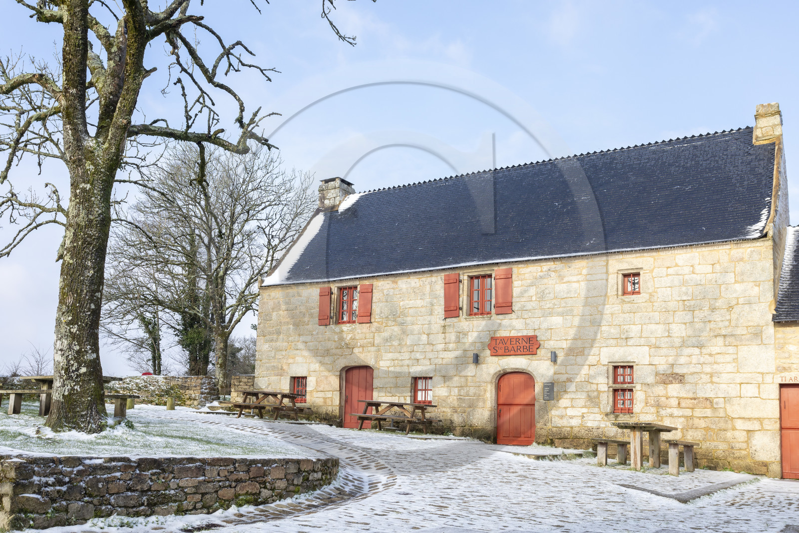 La chapelle Sainte-Barbe au Faouët (56).