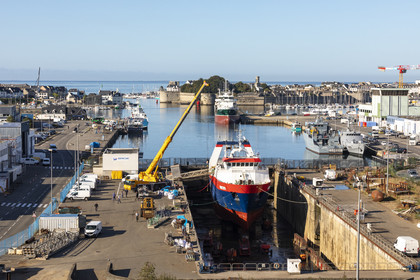 Le chantier naval de Concarneau