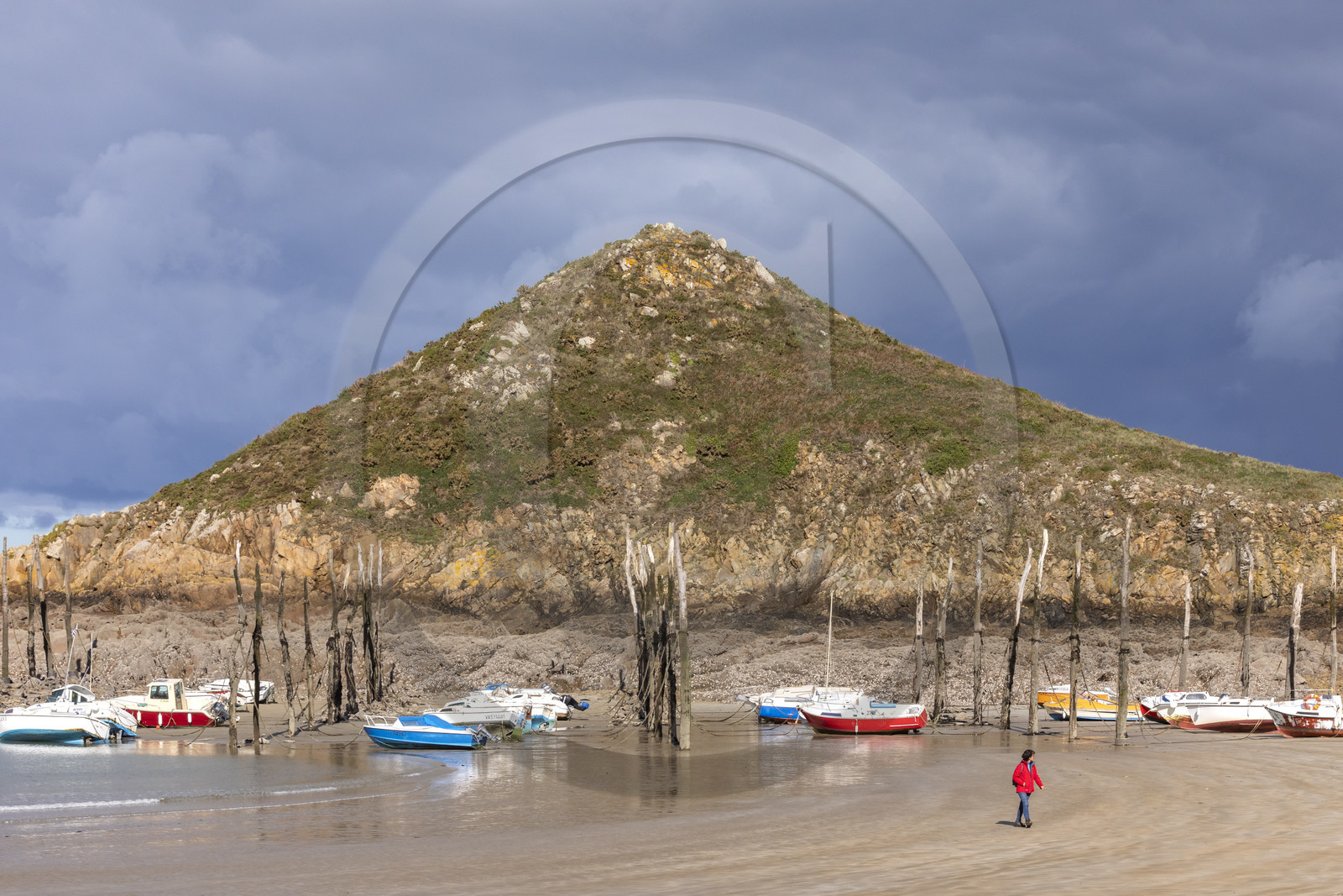 Le port de Gwin Zégal à Plouha