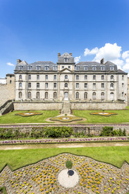 Le jardin et le château de l'Hermine à Vannes