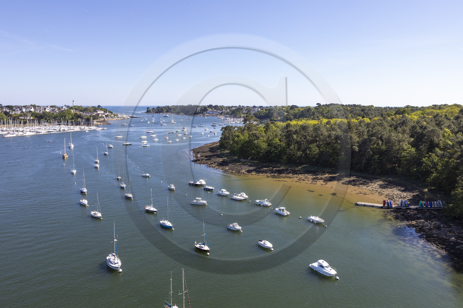 Vue de l'estuaire de l'Odet _ Bénodet