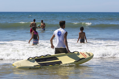 Surveillance des plages. Ploemeur