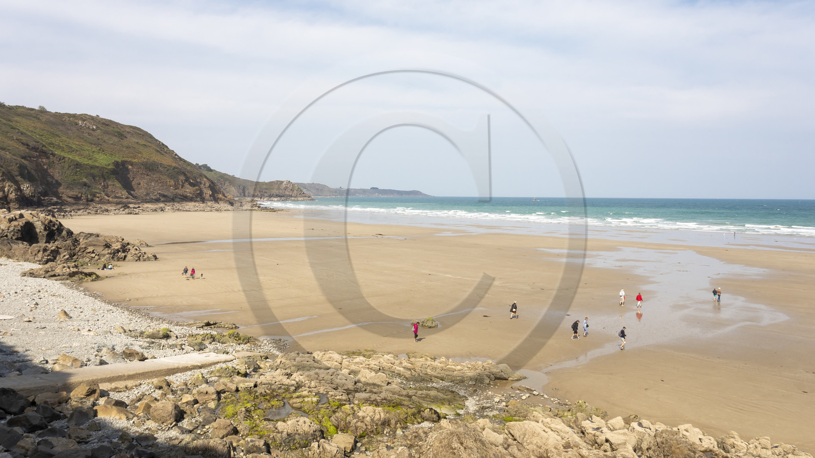La plage Bonaparte à Plouha