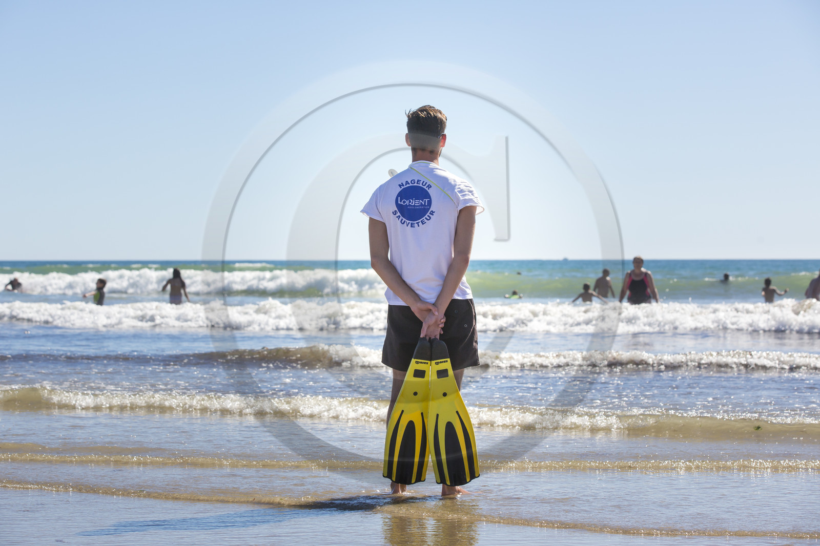 Surveillance des plages. Ploemeur