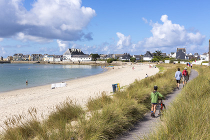 the beach of Stole in Ploemeur