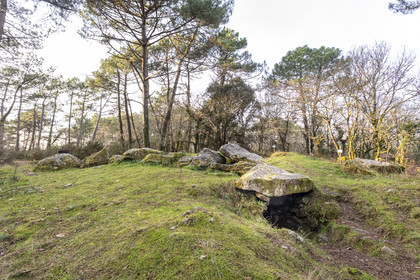 Le dolmen de Mané-Ven-Guen ou Toulvern situé à Baden