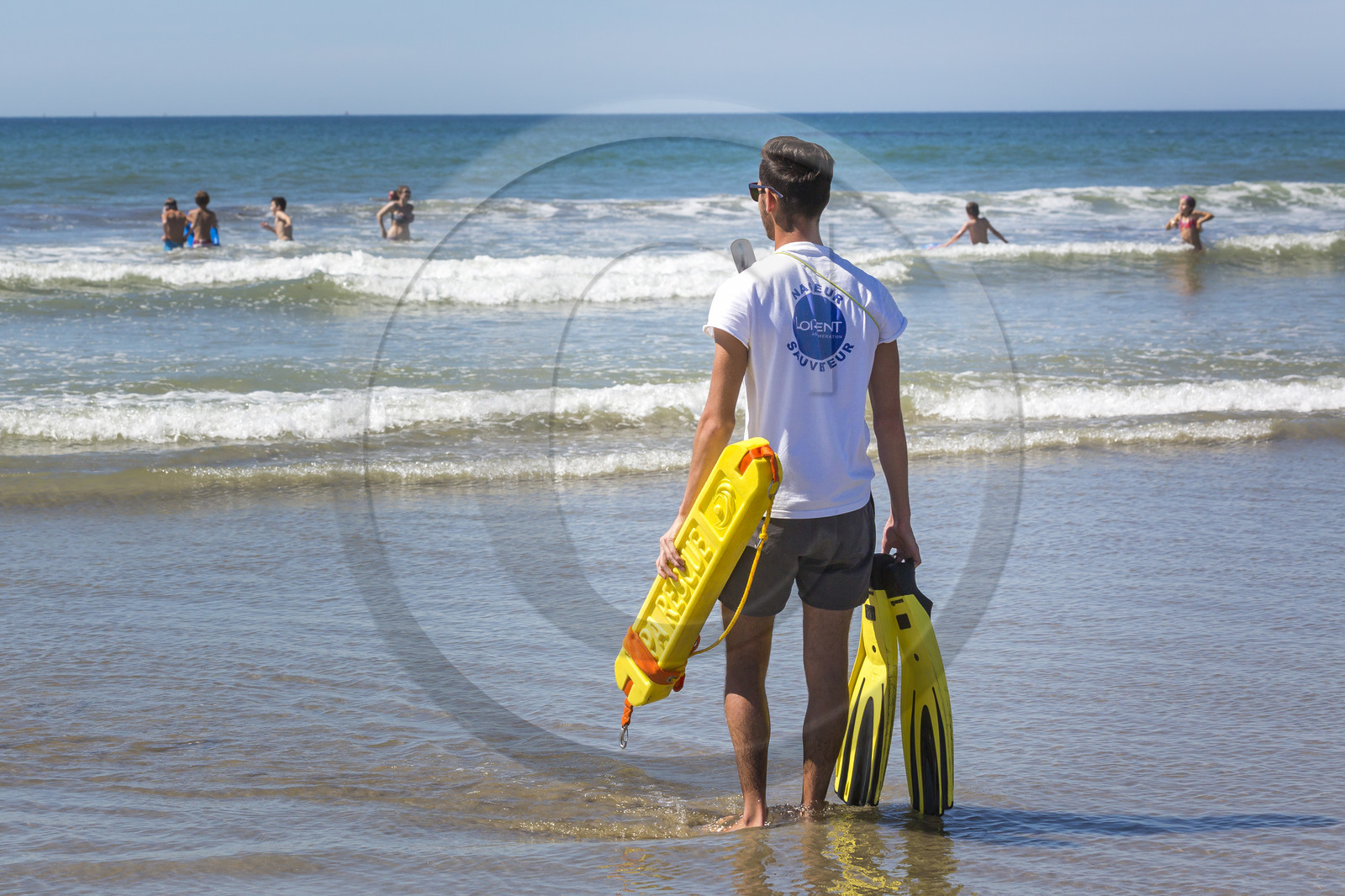 Surveillance des plages. Ploemeur