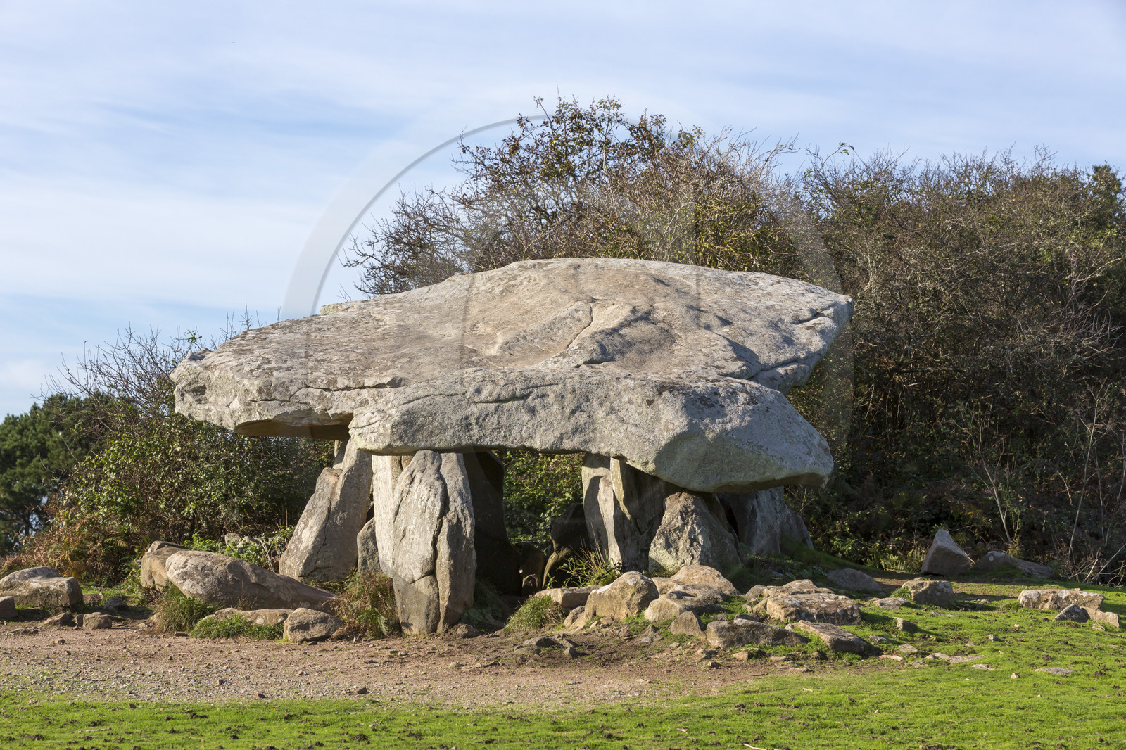 Dolmen de PenHap sur l'ile aux moines