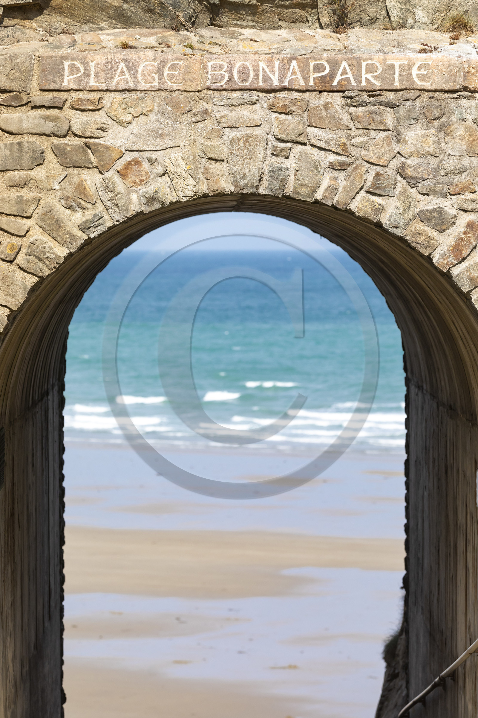 La plage Bonaparte à Plouha