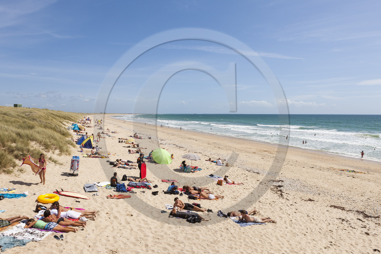 La plage de Lines à Gâvres