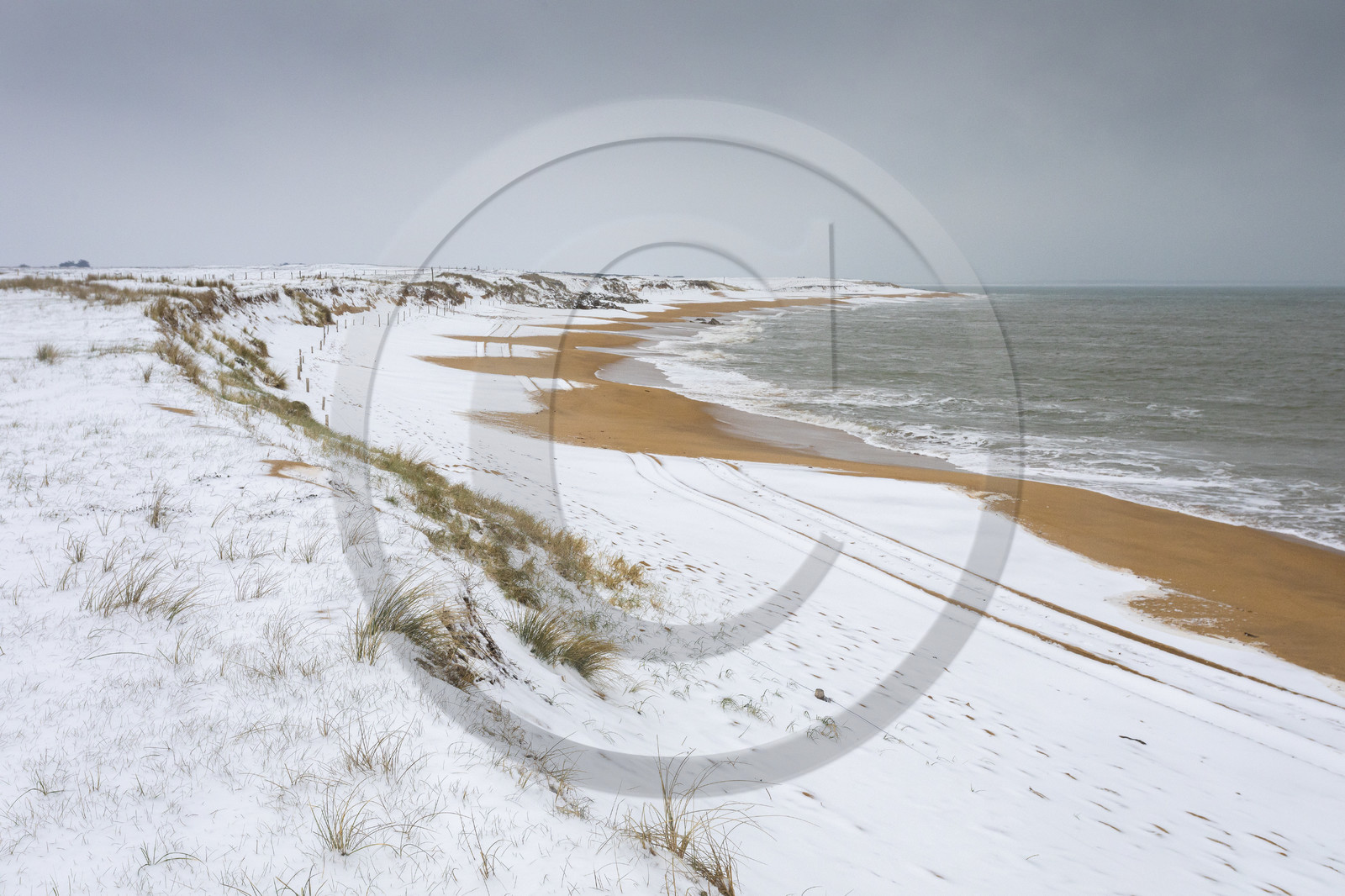 La plage de Kerouriec à Erdeven