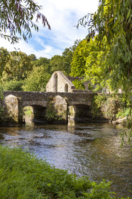 The Saint-Jean bridge or Roman bridge of Pont-Scorff.