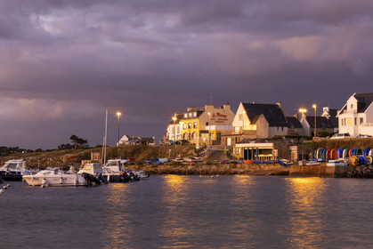 The port of Trévignon in Trégunc in Finistère