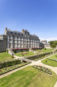 Le jardin et le château de l'Hermine à Vannes
