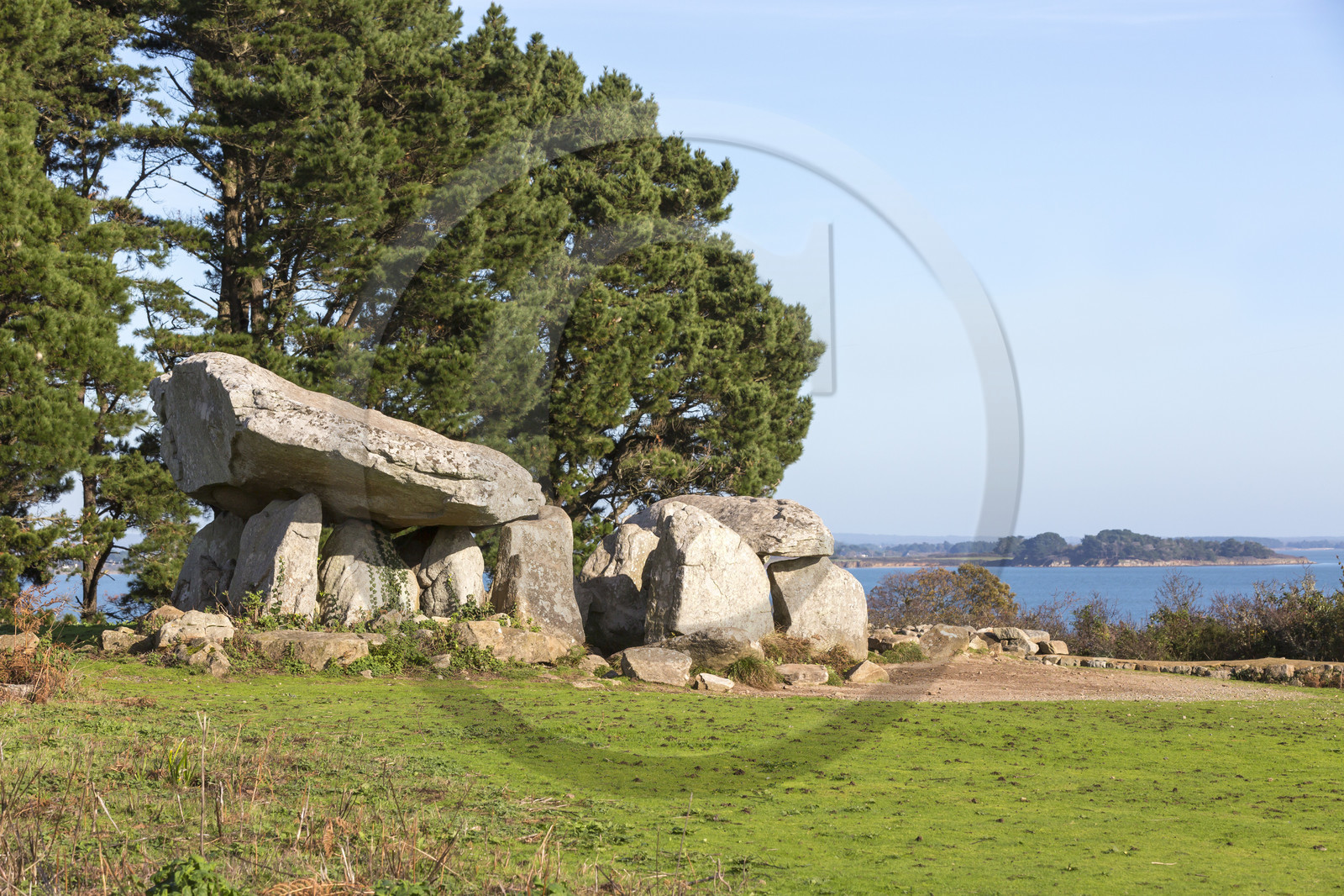 Dolmen de PenHap sur l'ile aux moines