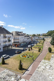 Vue depuis les remparts d'Hennebont