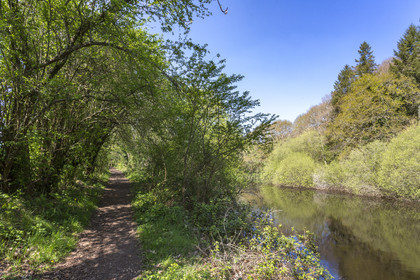 Landscape along the Scorff. Pont-Scorff