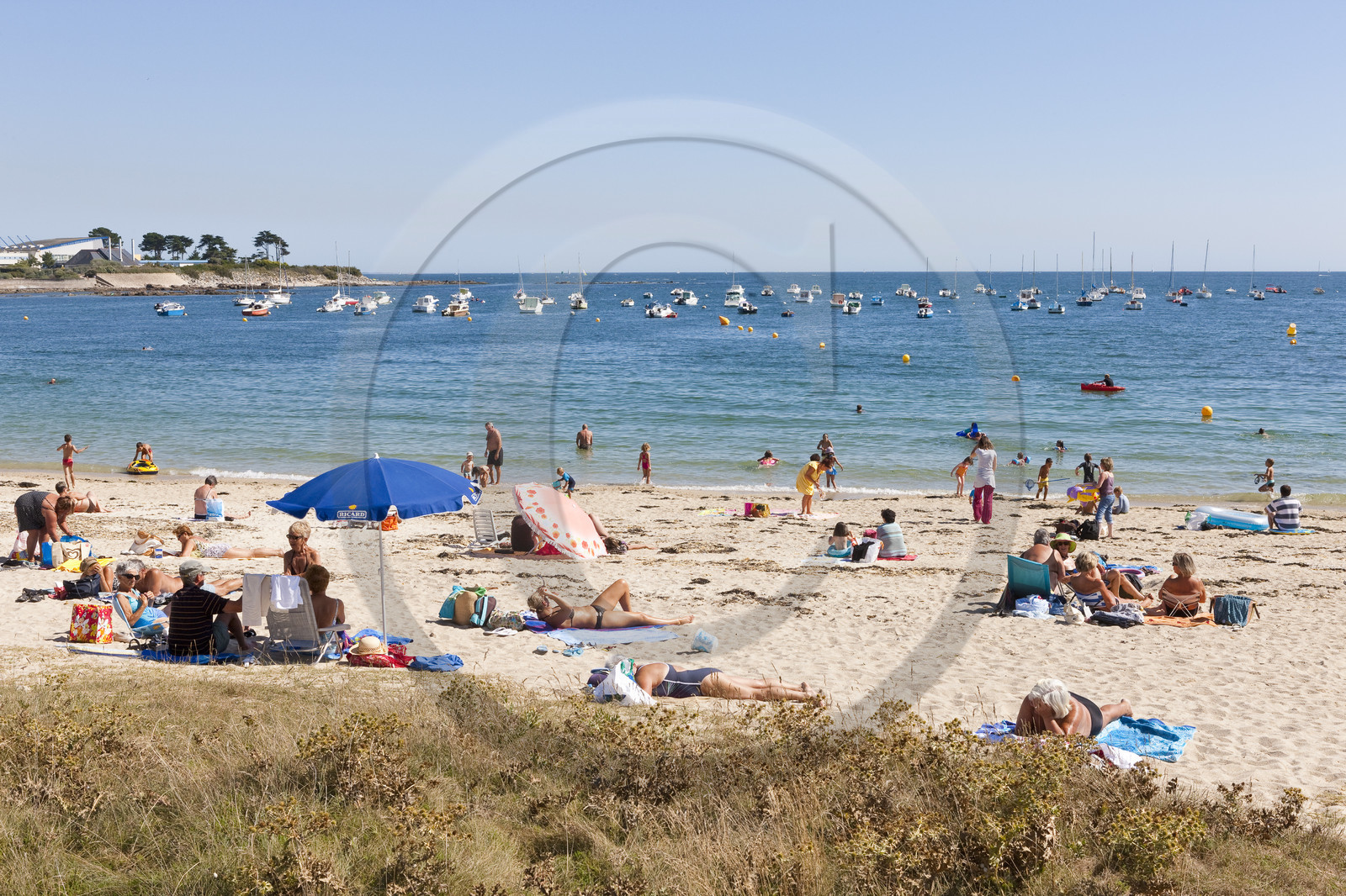 La plage du Stole à Ploemeur